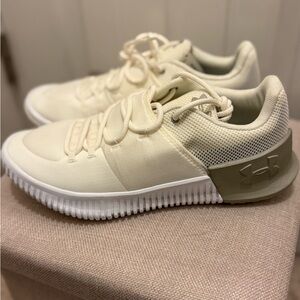 Under Armour Beige and Olive Sneakers